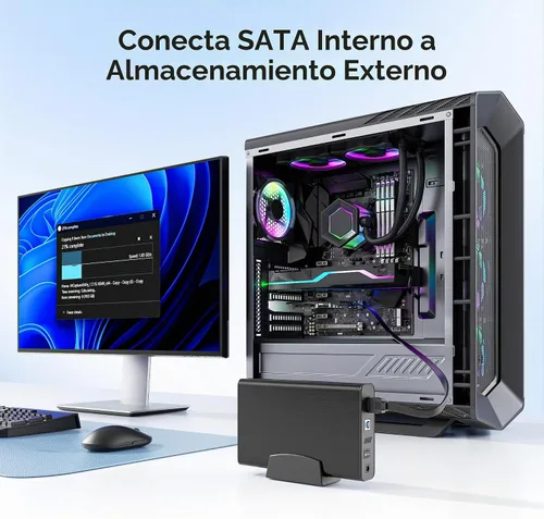 Vista 2 de Cable Matters Paquete de 2 cables SATA a eSATA de 6 Gbps, eSATA a SATA, 3
