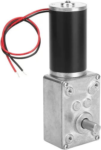 Vista 11 de DC alta velocidad de torsión reduce motor eléctrico reversible motor de engranaje 0.315 in eje (12V 10RPM)