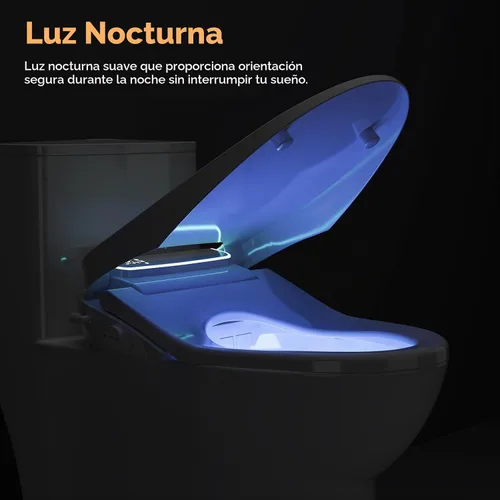 Vista 4 de Asiento de inodoro eléctrico alargado del bidé, secador de agua
