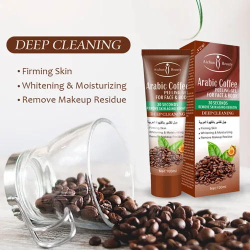 Vista 3 de AICHUN BEAUTY Peeling Gel Face Body Elimina el envejecimiento de la piel Queratina Limpieza profunda Hidratante Refresca la piel suave