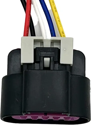 Vista 9 de Conector de sensor de flujo de aire masivo (MAF) de 5 vías, OE 645-500 / PT2785 / 13585858, compatible con Silverado/Sierra Hybrid