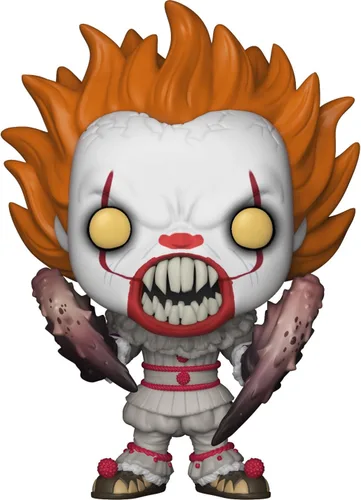 Vista 3 de Pennywise con Spider Legs: Fun ko P o p ! Paquete de figura de vinilo con 1 protector gráfico compatible con 'ToysDiva' (#542 / 29526 - B)