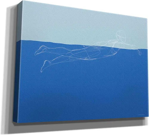 Vista 2 de Epic Graffiti 'How to Swim 2' de Kamdon Kreations, arte de pared en lienzo giclée, 16 x 12 pulgadas