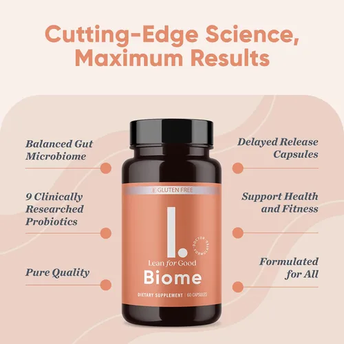 Vista 4 de Biome, fórmula probiótica de 9 cepas, apoya un microbioma intestinal equilibrado, potentes probióticos intestinales con fitosoma Greenselect - 60