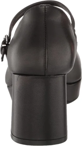 Vista 3 de Aerosoles Plataforma elegante para mujer, Cuero negro