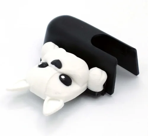 Vista 3 de 3D OM Cubierta del limpiaparabrisas trasero Deco-Bulldog, Mini Cobre (F60), elegante plástico de impresión 3D (eco PLA)