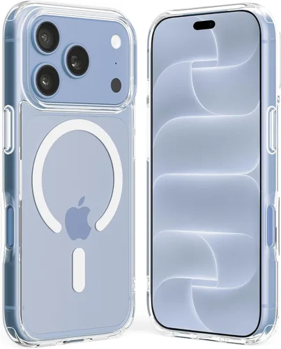 Vista 10 de Crystal Fit - Funda magnética transparente para iPhone 16, compatible con MagSafe, antiamarilleo, funda protectora delgada (para iPhone 16)