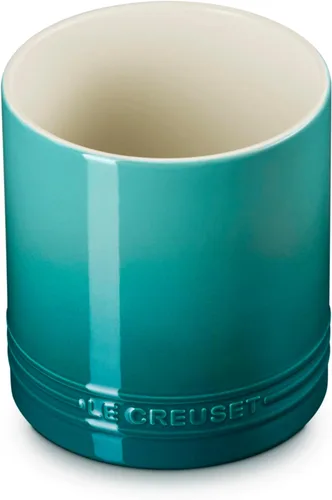 Vista 10 de Le Creuset Stoneware Signature Recipiente para Utensilios de Pared Recta, 1 cuarto de galón, Artichaut