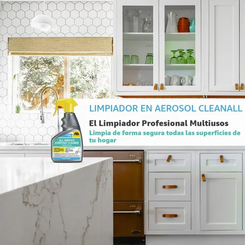 Vista 5 de FILA Surface Care Solutions Cleanall Spray limpiador neutro multiusos en aerosol, 24 onzas