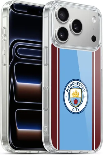 Vista 117 de Head Case Designs Funda de gel con licencia oficial del Manchester City Man City FC Away 2022/23 [protección de grado militar] compatible con Apple
