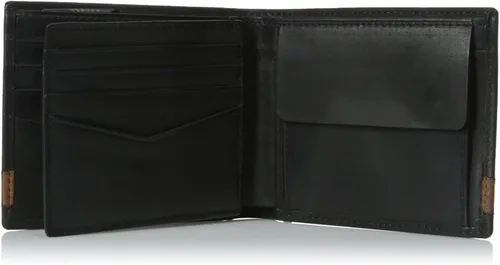 Vista 5 de Fossil Mens Leather Bifold Wallet with Coin Pocket