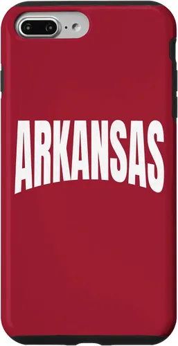 Vista 9 de Funda local tradicional para iPhone 15 Minimal Arkansas Rojo Blanco Fayetteville AR