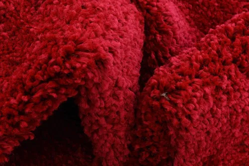Vista 397 de Unique Loom Colección Solo - Alfombra de área Calabasas (3 pies 3 pulgadas x 5 pies 3 pulgadas, rectangular, rojo)