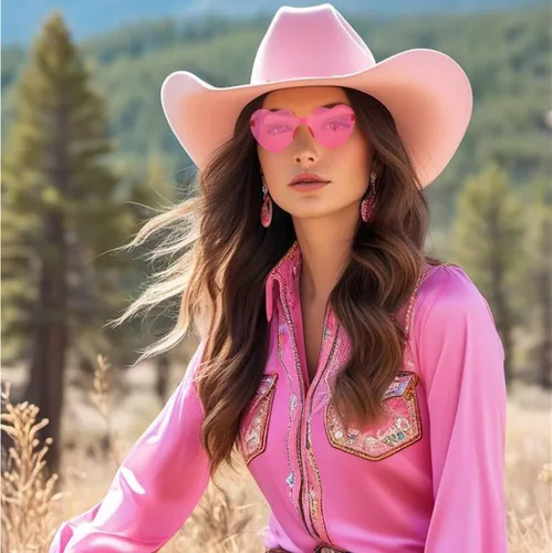 Vista 7 de Sombrero de vaquero y lentes para cosplay, disfraz de Halloween, suministros de fiesta, sombreros para niñas y mujeres