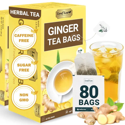 Vista 40 de LeafLea Bolsas de té de melón amargo natural, 40 bolsas de té de hierbas Cundeamor - Té de frutas Melon Amargo Gohyah Apoyo para el bienestar