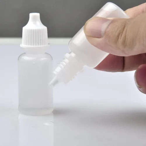 Vista 2 de US 50pcs 0.3 fl oz Vacío Plástico Exprimible Dropper Bottles Eye Liquid Dropper Muestra