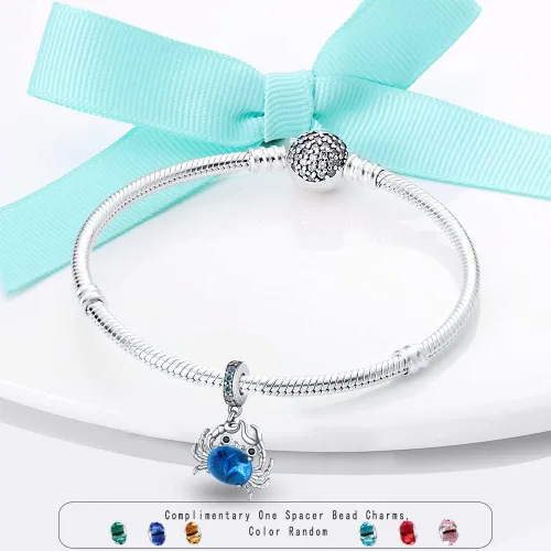 Vista 33 de LNQOBU Happy Life - Colgante para pulseras de abalorios, plata de ley 925 para mujer (con un espaciador de cuentas)