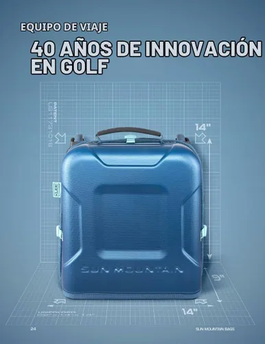 Vista 6 de Sun Mountain Funda de viaje Kube 2024 Negro