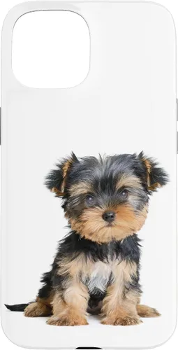 Vista 6 de Yorkie Puppy Portrait Cute Yorkshire Terrier Dog Lover - Carcasa para iPhone 17