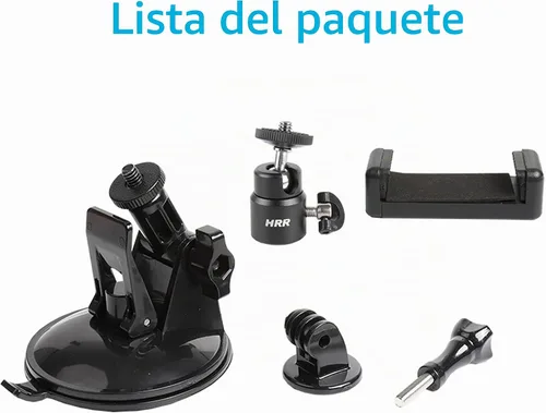 Vista 6 de Soporte de ventosa para cámara de acción PellKing con almohadilla adhesiva