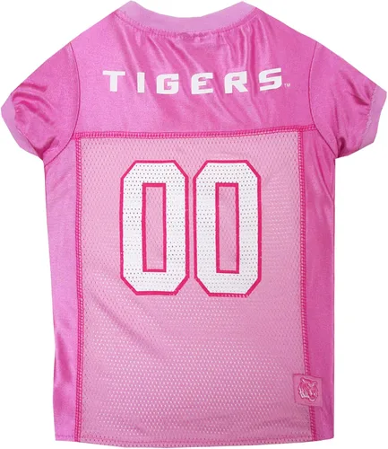 Vista 52 de Pets First Camiseta de la NCAA para perros y gatos, camiseta rosa de California Golden Bears, talla XS. Lindo traje rosa para mascotas