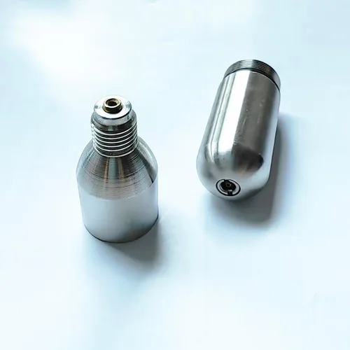 Vista 4 de Cartuchos de CO2 recargables para soda/paintball (paquete de 1), 0.28 oz, cápsulas recargables con rosca UNF 3/8-24