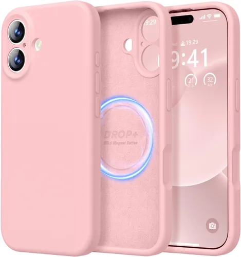 Vista 400 de LOVE 3000 Diseñada para Funda iPhone Air, Silicona Premium [Compatible con Magsafe][Forro de Microfibra Suave Anti-Rayones] Funda Protectora