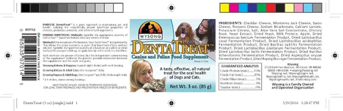 Vista 2 de Wysong Dentatreat Complemento alimenticio canino/felino - Botella de 3 onzas