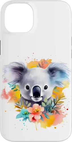 Vista 15 de Funda Koala con flores de eucalipto para iPhone 17