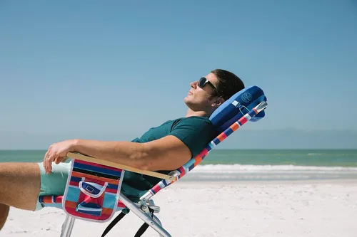 Vista 3 de Ballast Almohada de Playa – Cómoda, Duradera y Compacta, Se Mantiene en Su Lugar en Playas Ventosas con Bolsa de Arena Patentada, Almohada Inflable