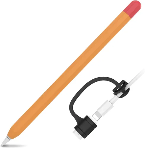 Vista 14 de AhaStyle Funda protectora de silicona antideslizante [kit de correas de adaptador de cable añadido] compatible con iPad Pencil de 1ª