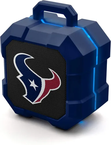 Vista 15 de SOAR NFL Shockbox - Altavoz Bluetooth inalámbrico LED, resistente al agua, IPX4, 5.0 Bluetooth con más de 5 horas de tiempo de reproducción, pequeño