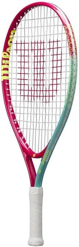 Vista 3 de Wilson Intrigue Junior 21 Girls Tennis Racket Red/Yellow Strung 205g L
