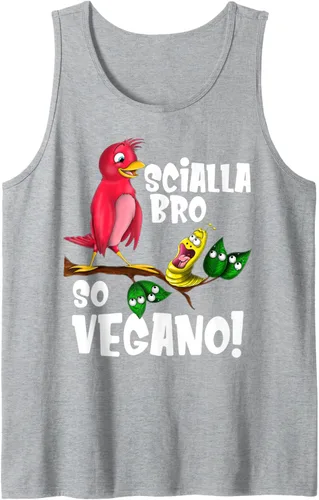 Vista 6 de Scialla Vegano divertente Animalista Vegetariano vegan funny Tank Top
