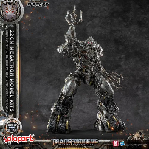 Vista 8 de YOLOPARK Megatron Transformers Juguetes Revenge of The Fallen Figura de Acción - Versión Fundida, Serie AMK PRO 8.66 Pulgadas Kit