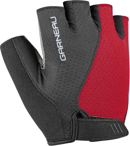 Vista 3 de Garneau, Men's Air Gel Ultra Bike Gloves, Negro/Rojo 350