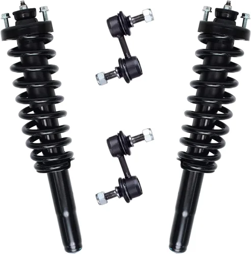 Vista 51 de Detroit Axle - Kit de 4 piezas de puntales delanteros para Toyota Highlander 2001 2002 2003, enlaces de barra antivuelco estabilizadores y puntales