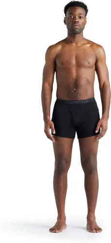 Vista 5 de Icebreaker Merino Boxeadores 175 Everyday Wfly para hombre Negro