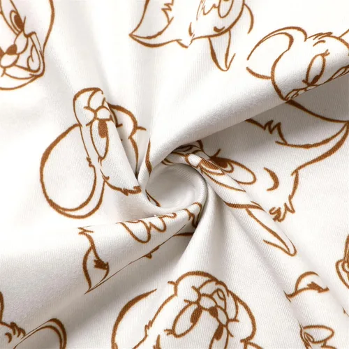 Vista 4 de PATPAT Tom and Jerry - Mameluco de manga larga con estampado de personajes o pantalones lisos, 0-18 meses