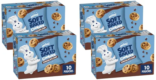 Vista 11 de Pillsbury Mini galletas de chispas de chocolate horneadas suaves, tamaño compartido, 6 oz