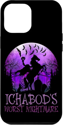 Vista 6 de iPhone 14 La peor pesadilla de Ichabod, funda de Halloween de jinete sin cabeza