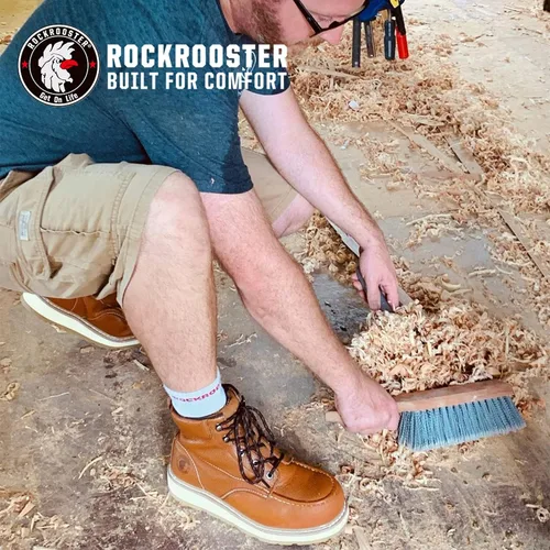 Vista 16 de ROCKROOSTER COOLMAX - Calcetines deportivos con control de humedad, duraderos y transpirables (paquete de 9)
