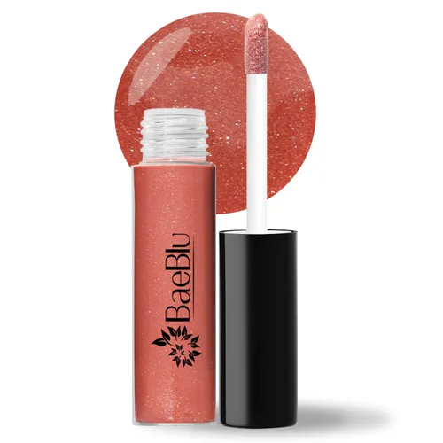 Vista 13 de BaeBlu Brillo de labios vegano orgánico, ingredientes hidratantes no tóxicos 100% naturales, ¿vino no?