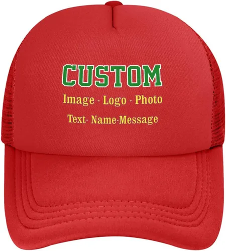 Vista 14 de Gorras de béisbol unisex personalizadas para hombres y mujeres, sombrero personalizado con tu propia imagen, logotipo, texto, nombre, gorras