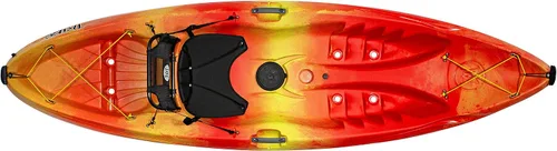 Vista 10 de Perception Kayaks Tribe 9.5 Sentarse en la parte superior Kayak Kayak recreativo Dapper