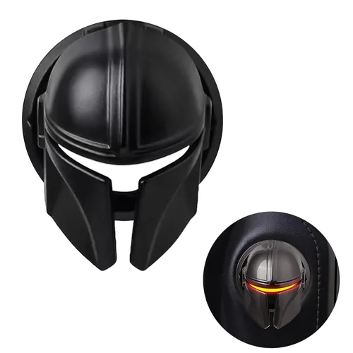Vista 7 de Darth Vader - Cubierta para el botón de encendido del motor de automóvil, cubierta universal antiarañazos, para decoración de botón (1 unidad)