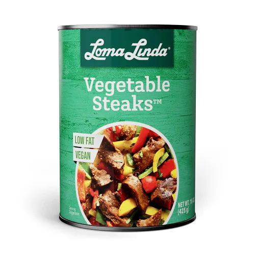 Vista 3 de Loma Linda - Carnes a base de plantas (filetes de verduras (15 onzas), paquete de 12