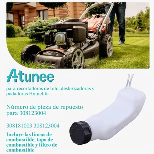 Vista 3 de Línea Trimmer Soplador de hojas Tanque de Combustible Asamblea para Homelite 308123004