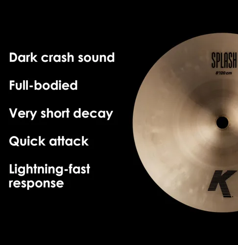 Vista 4 de Zildjian K0857 - Platillo K Splash de 8 pulgadas