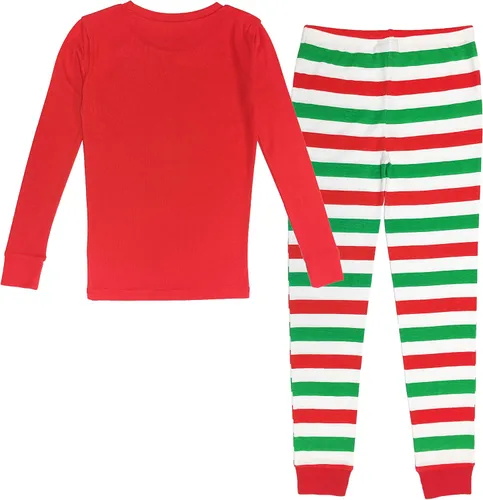Vista 4 de Dr. Seuss Feliz Navidad Grinch! Conjuntos de pijama combinables, para adultos y niños